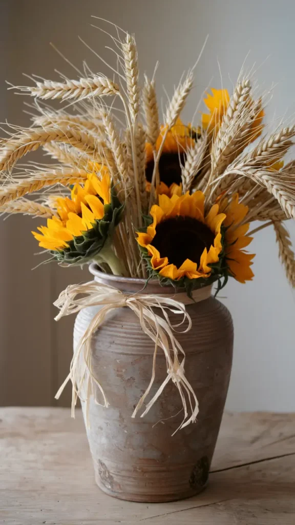 20 Fall Decor Ideas for the Home: Sunflower Theme