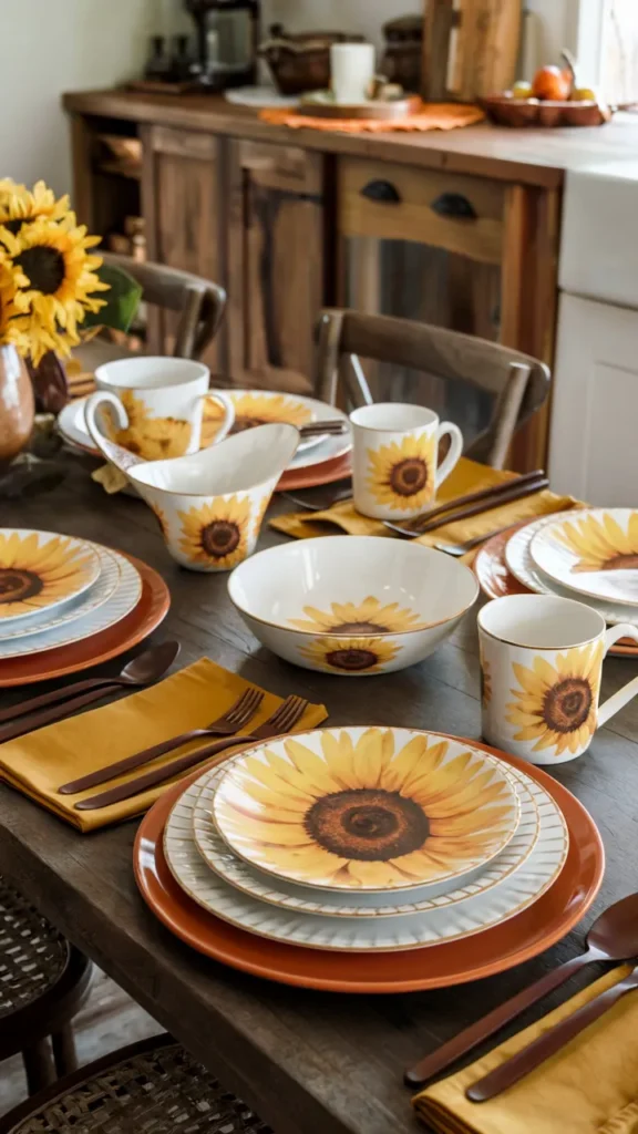 20 Fall Decor Ideas for the Home: Sunflower Theme