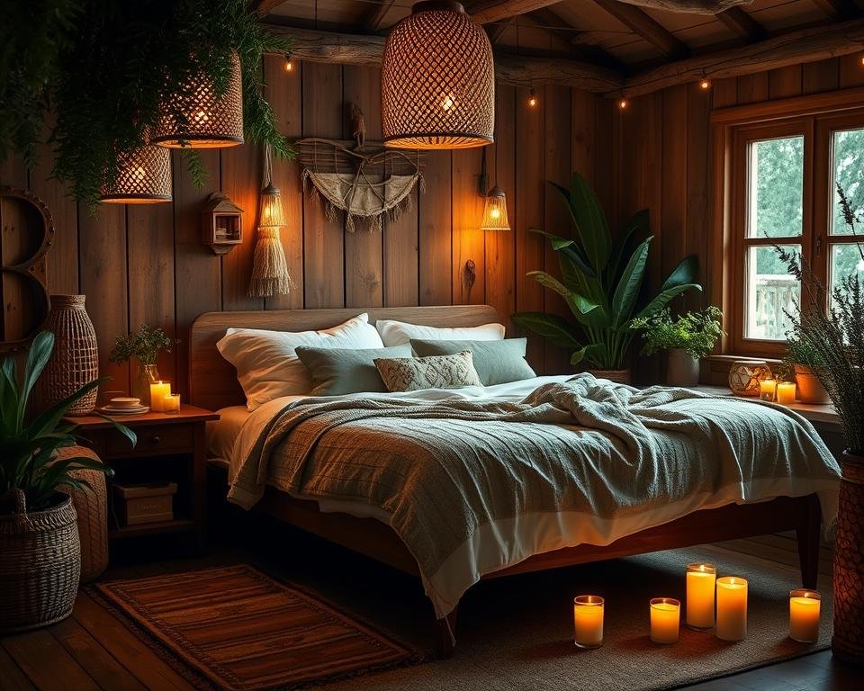 Cozy retreat with soft lighting