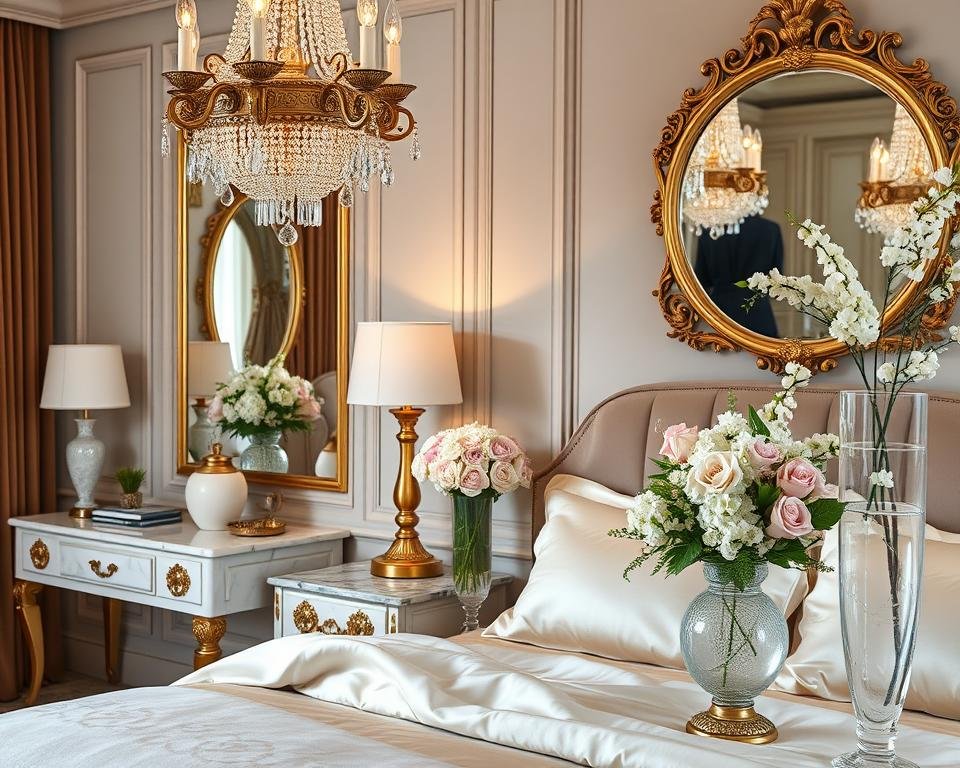 Elegant bedroom accessories