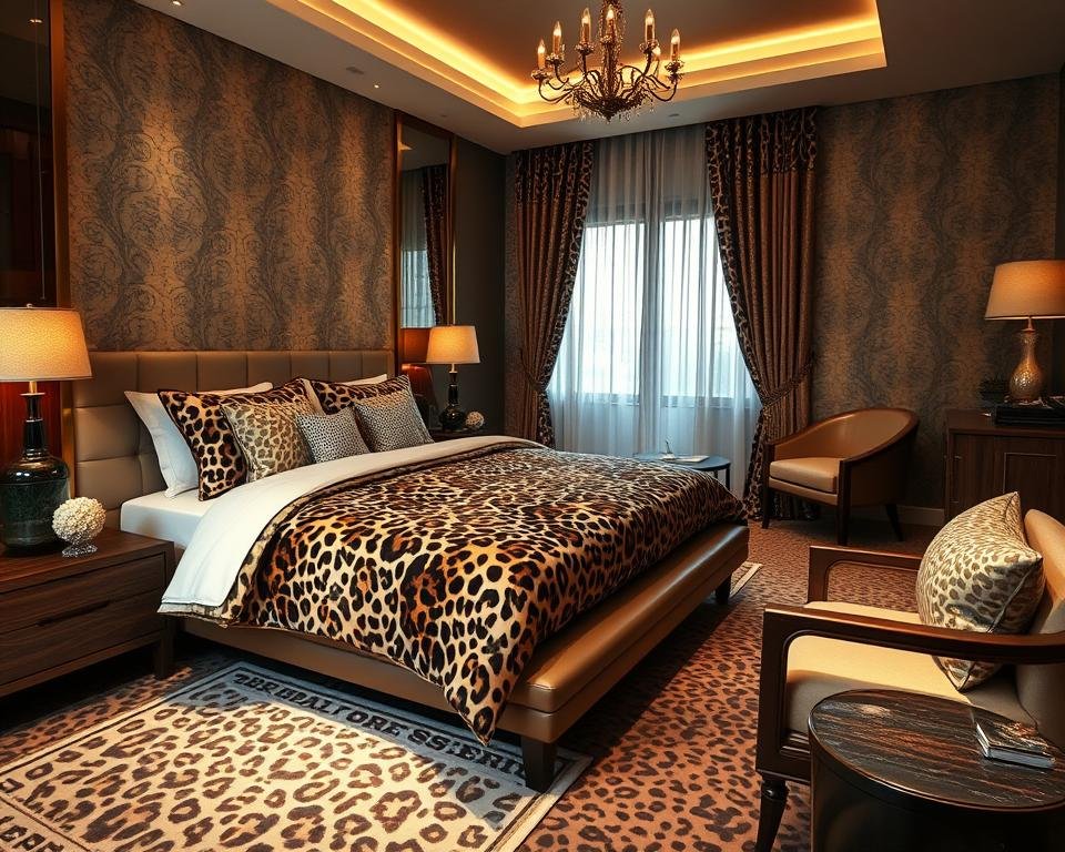 Leopard print bedroom styles