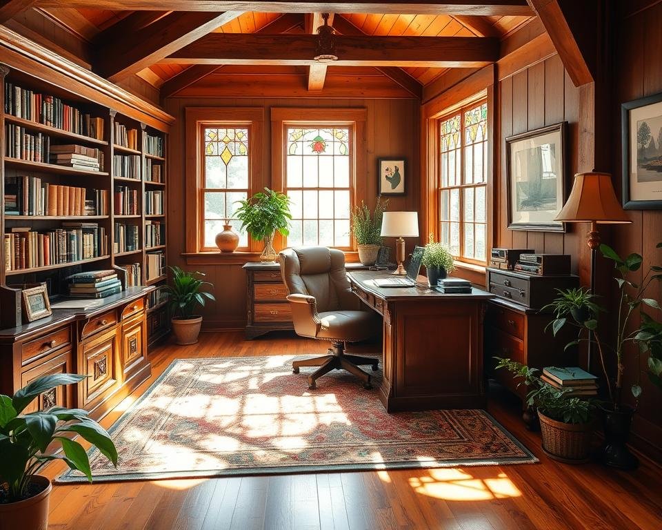 Pinterest inspiration for craftsman home office decor