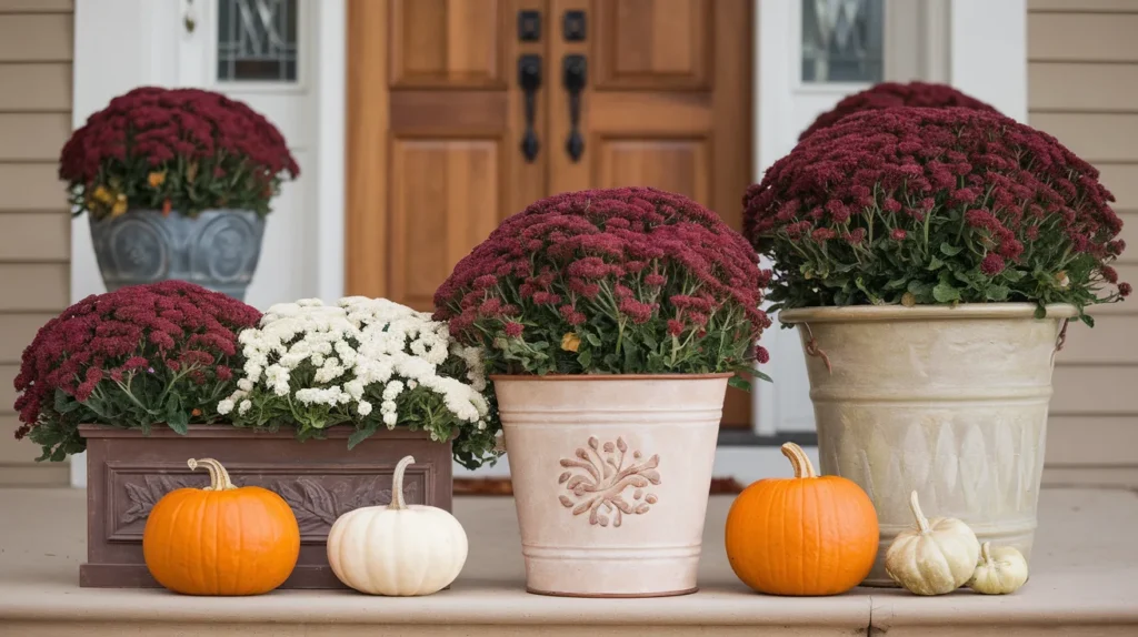 20 Fall Planters For Front Porches