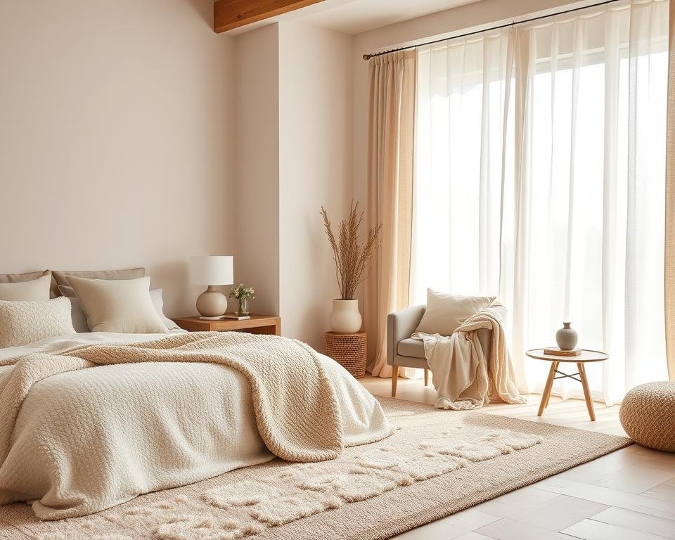 Soft textiles for spa home decor bedroom