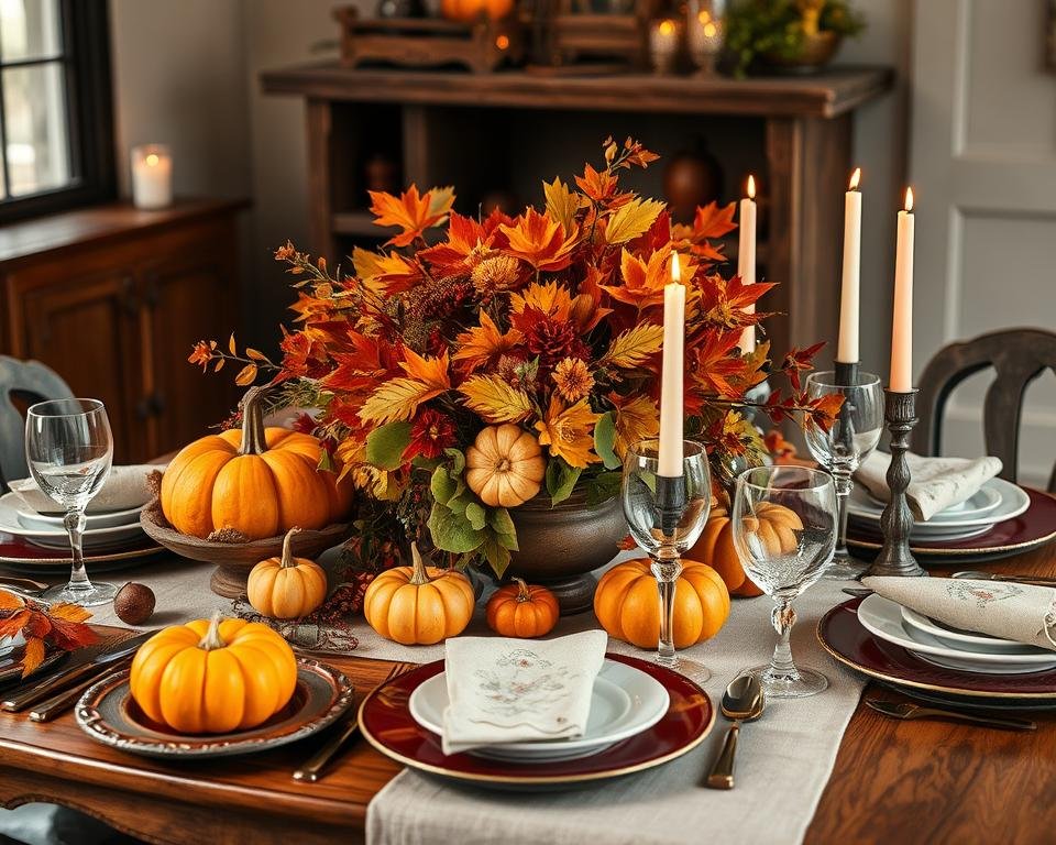 Thanksgiving table decor