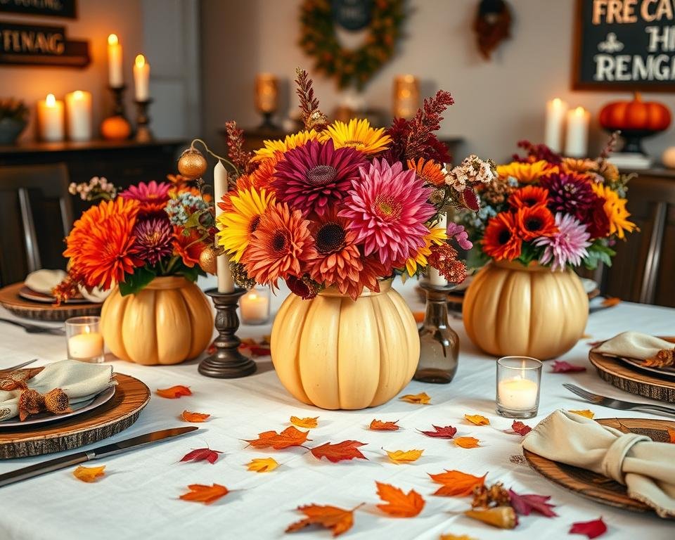 Thanksgiving table decor