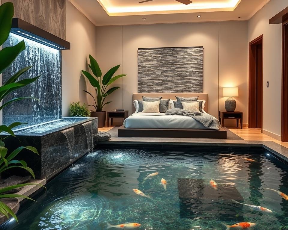 Water features for relaxing home ambiance