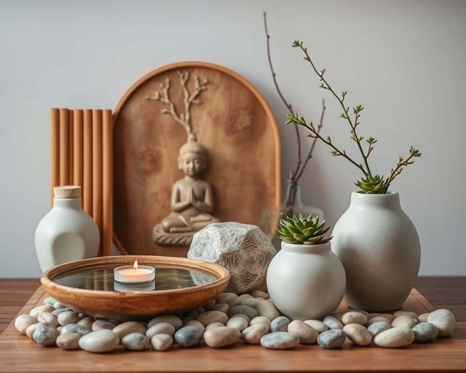 Zen-inspired decorative pieces