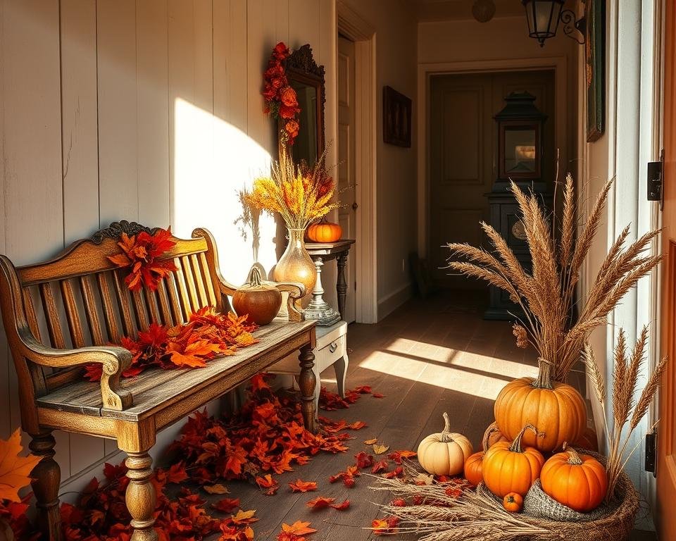 antique autumn decorations