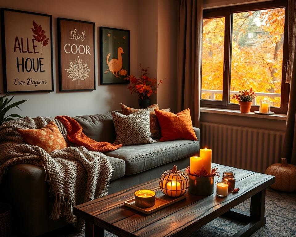 apartment-friendly fall accents