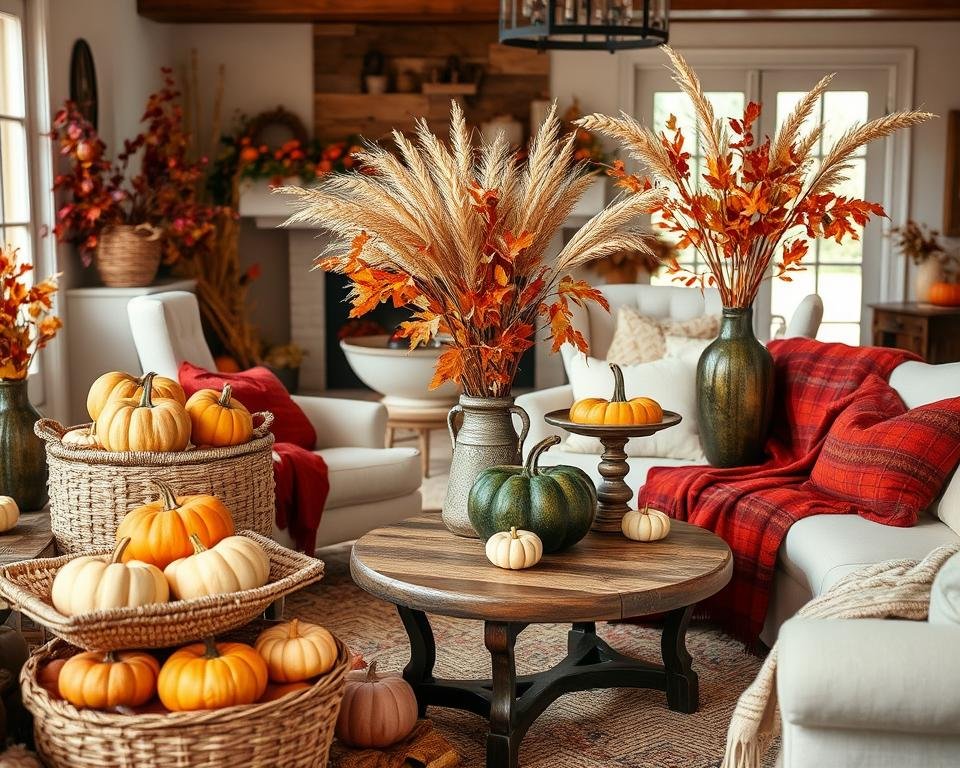 chic harvest decor ideas