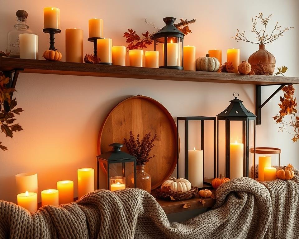 cozy autumn home accents