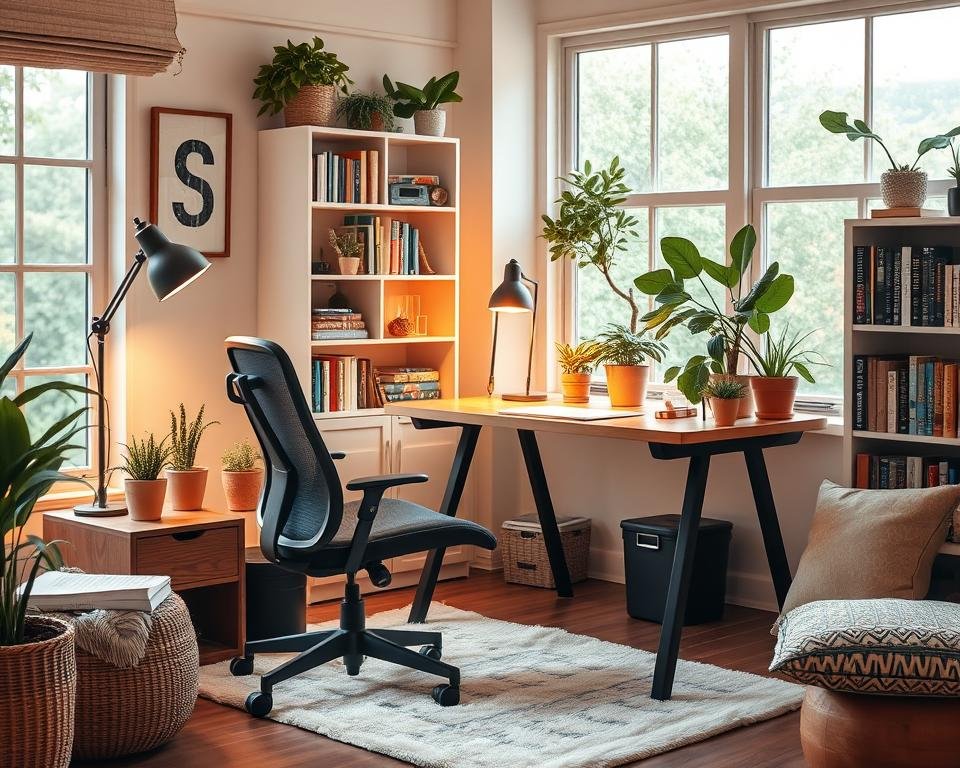 cozy home office tips