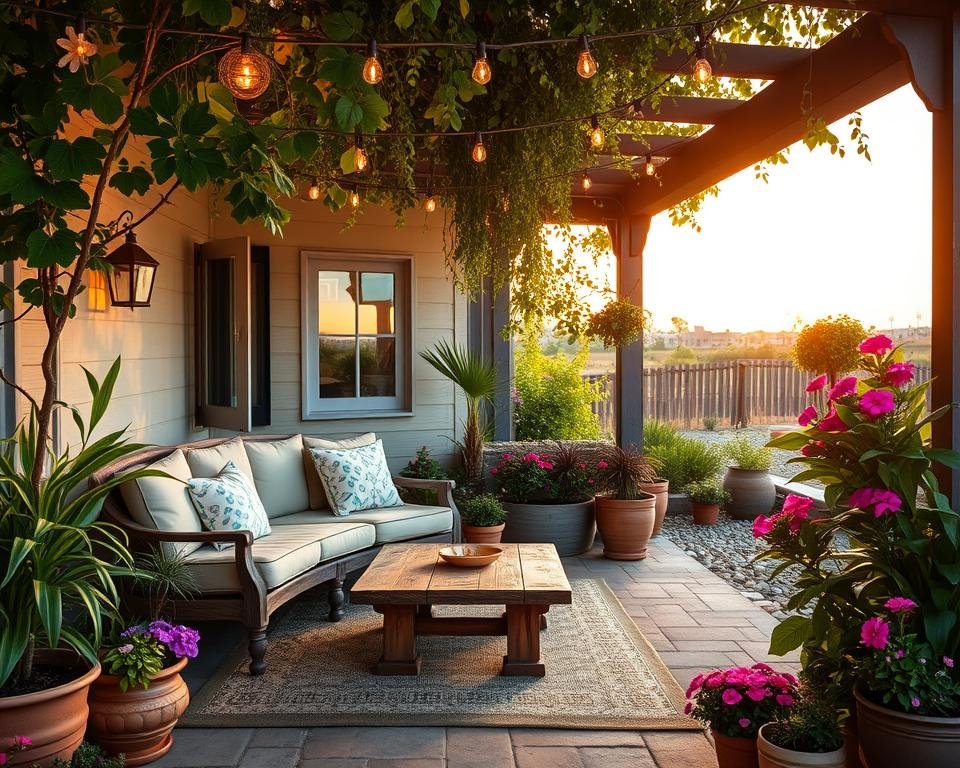 cozy patio