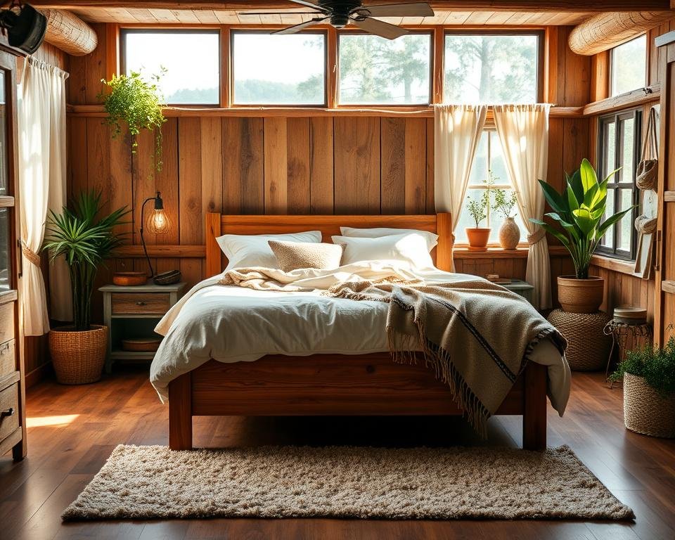 cozy rustic bedroom retreat