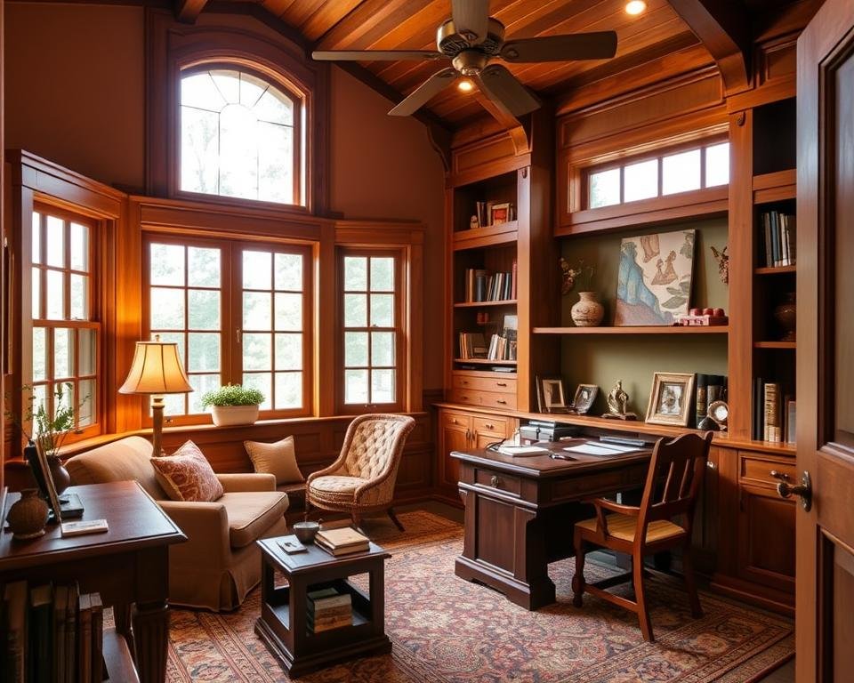 craftsman style home office