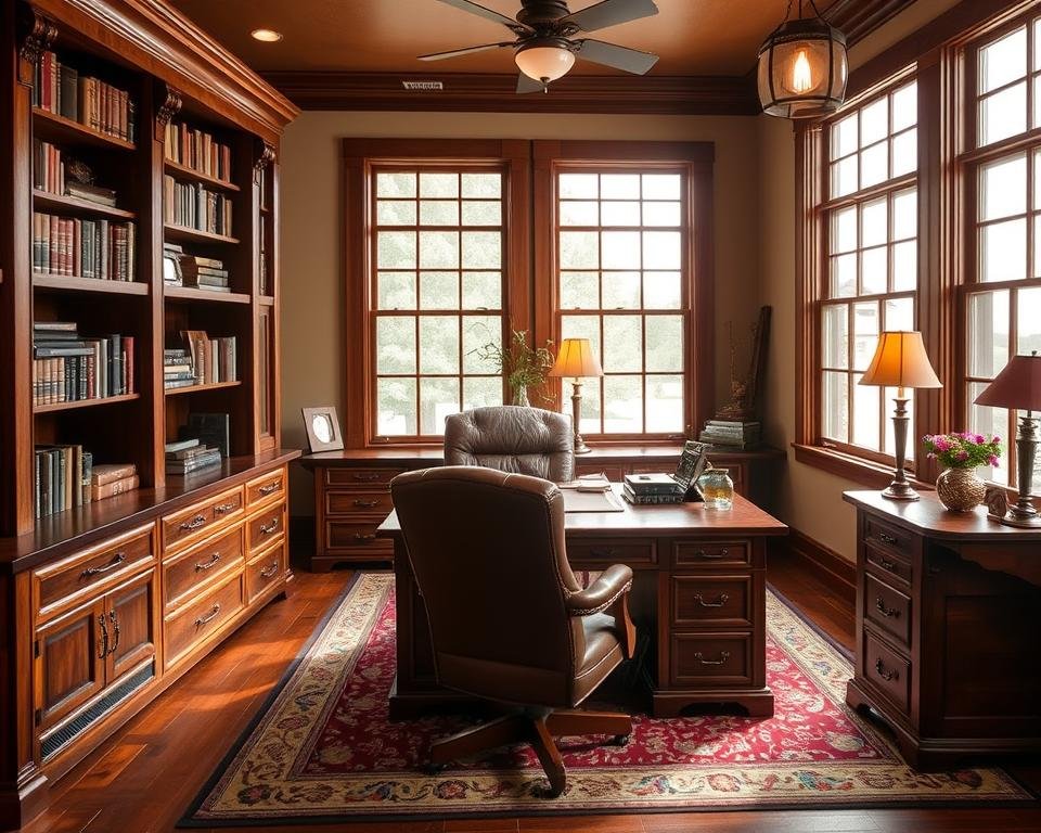 craftsman style home office