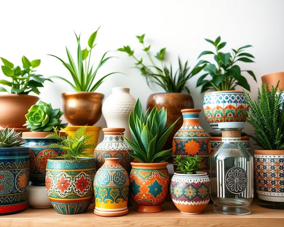 decorative pots