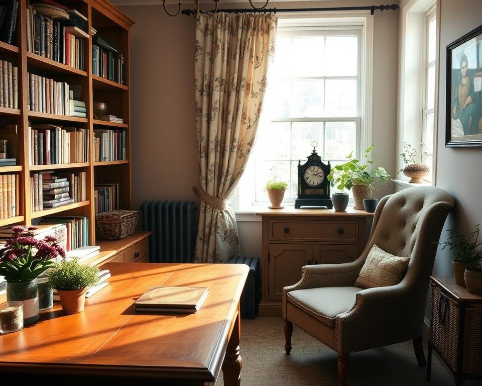 english country home office design