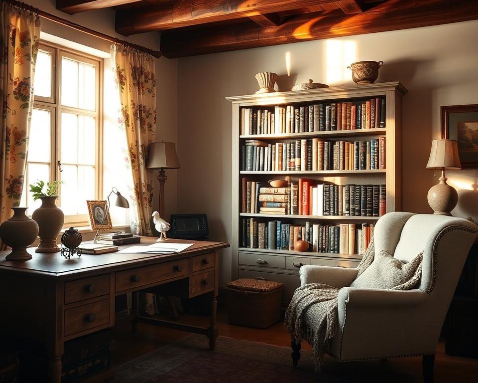 english country home office inspiration