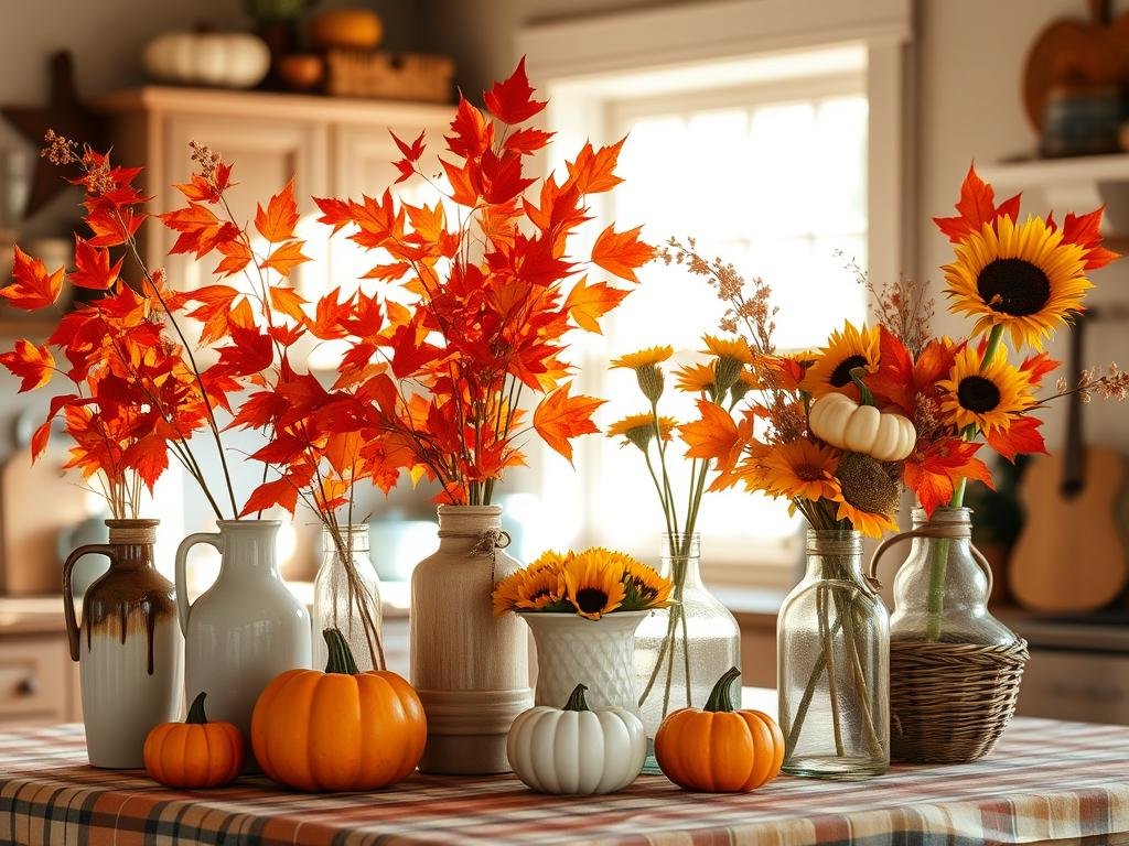 fall decor ideas for the home kitchens vases