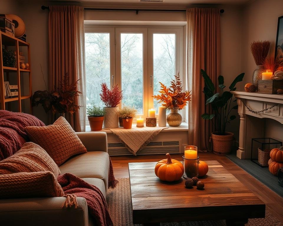 fall home decor apartment