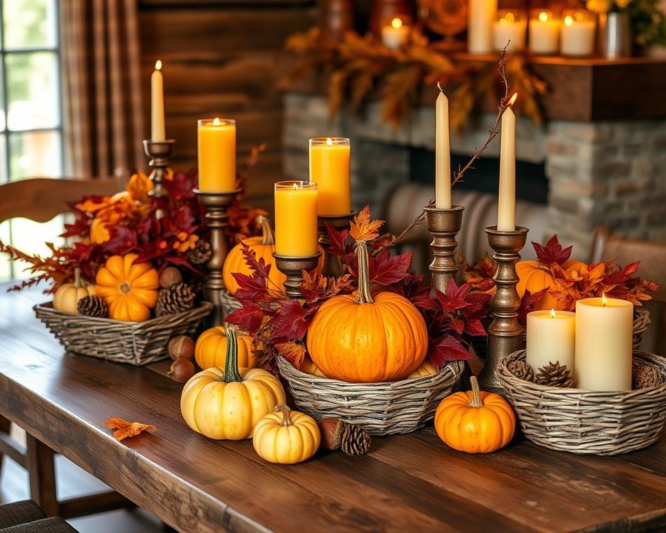 fall home decor centerpieces