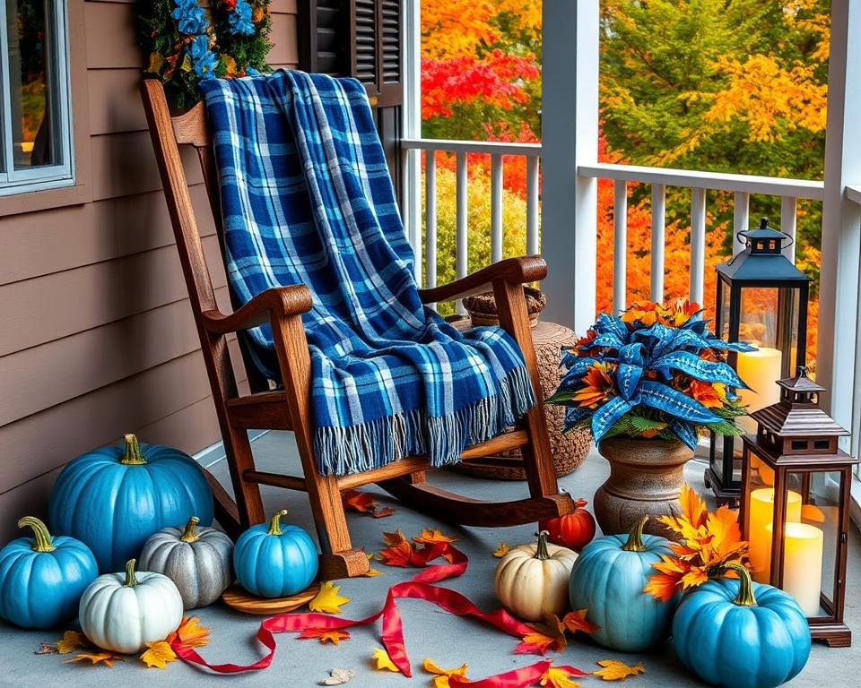 fall porch decor