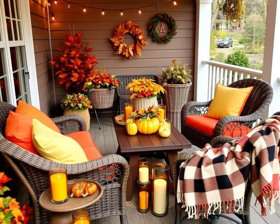 fall-themed patio accessories