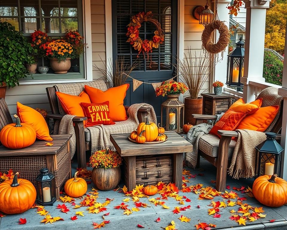 fall-themed patio accessories