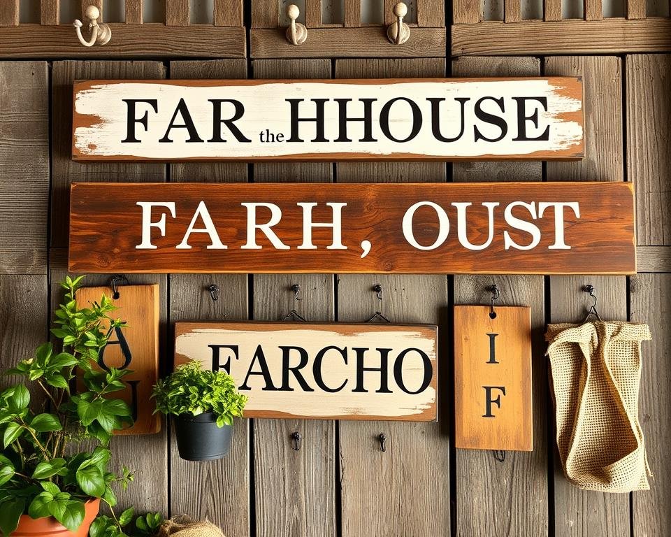 farmhouse style signs