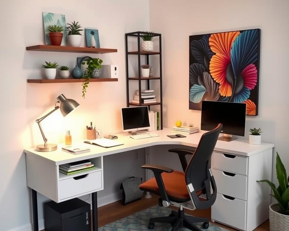 functional home workspace