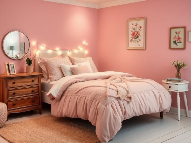 home bedroom refresh pink