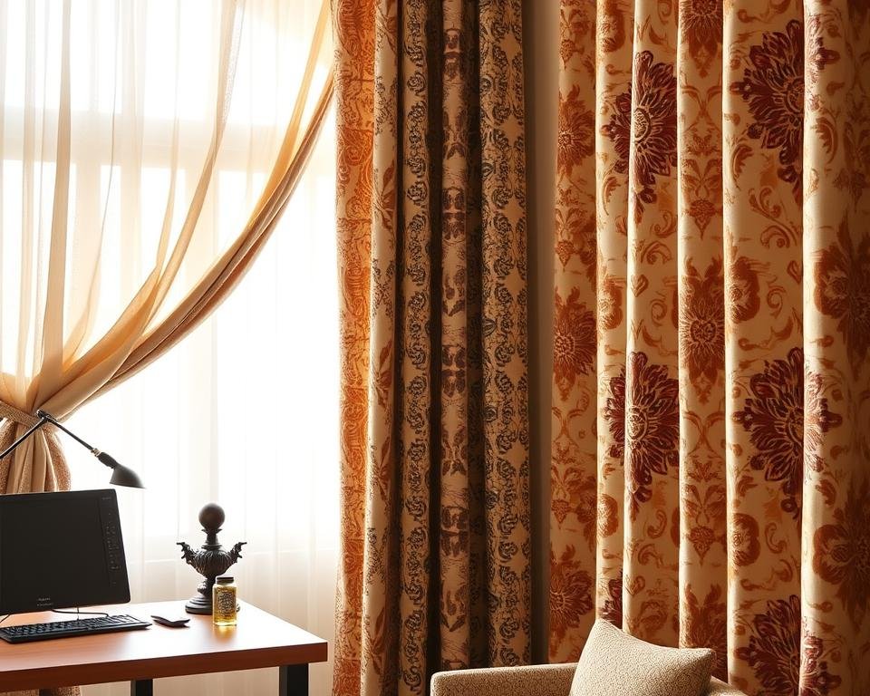 home office curtain fabric