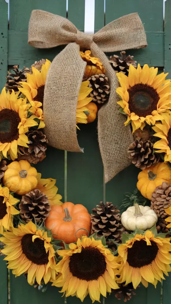 20 Fall Decor Ideas for the Home: Sunflower Theme