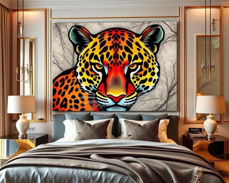 leopard wall art