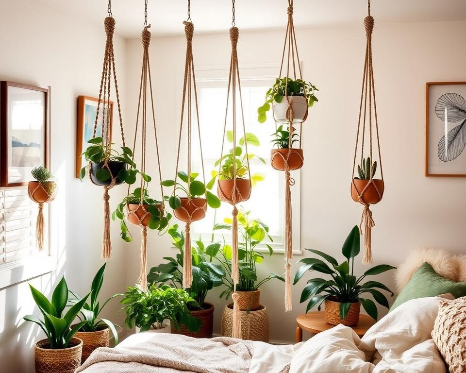 macrame hanging planters