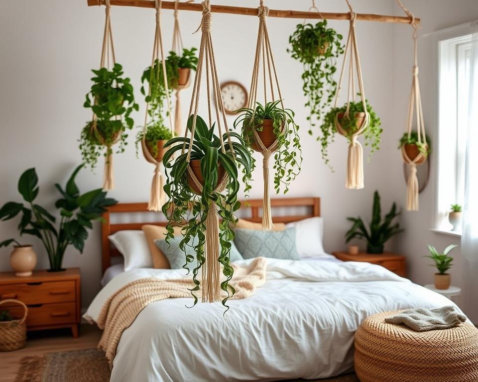 macrame plant hanger bedroom home decor