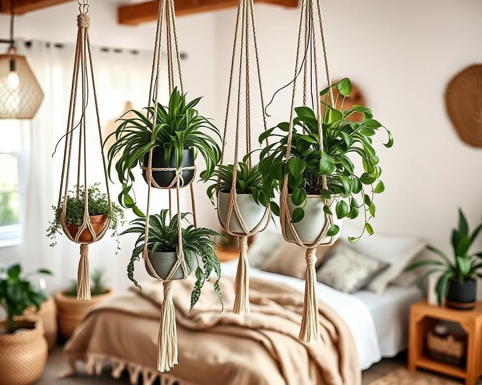 macrame plant hanger bedroom home decor