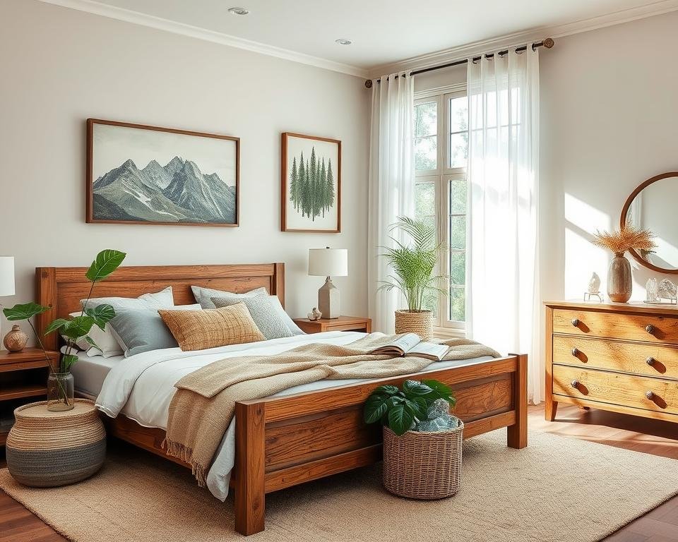 nature-inspired bedroom decor