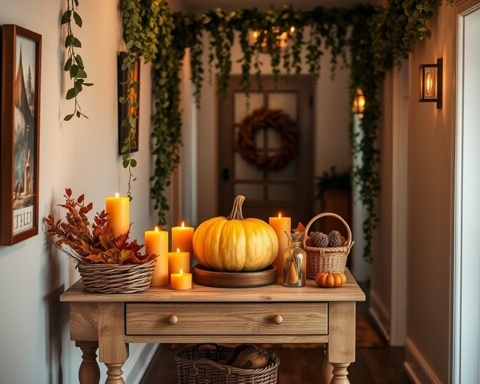 nature-inspired fall decor