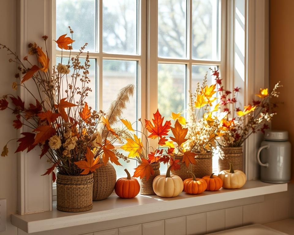 nature-inspired kitchen window decorations