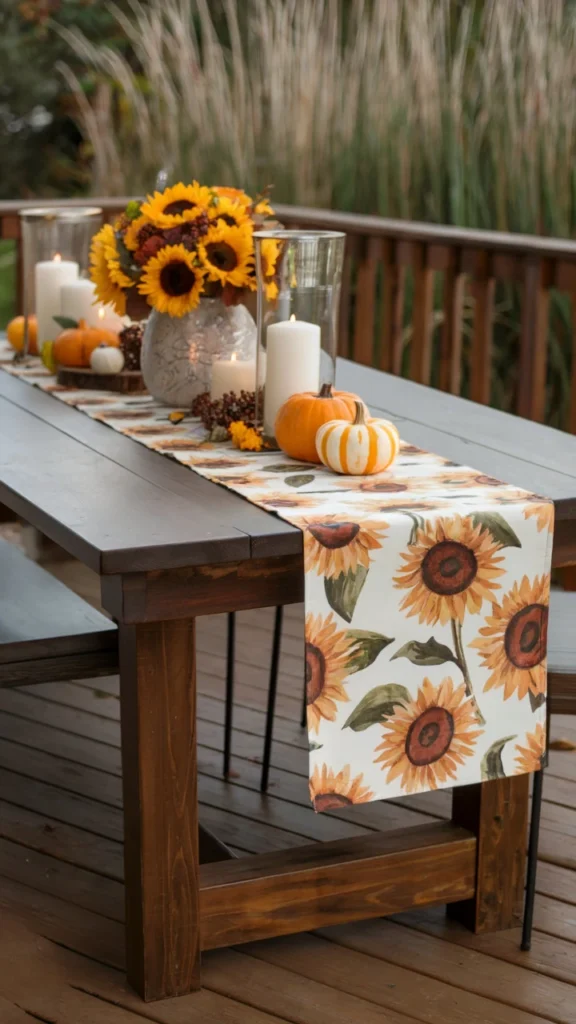 20 Fall Decor Ideas for the Home: Sunflower Theme