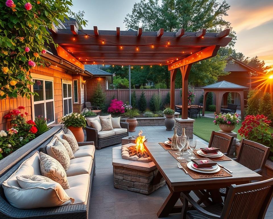 outdoor entertaining