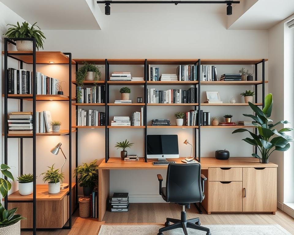 productivity-enhancing shelving