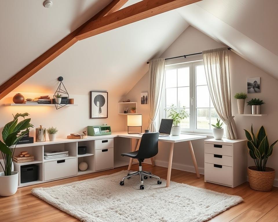 smart storage attic room