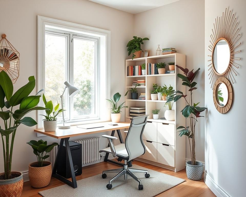 space-saving home office decor