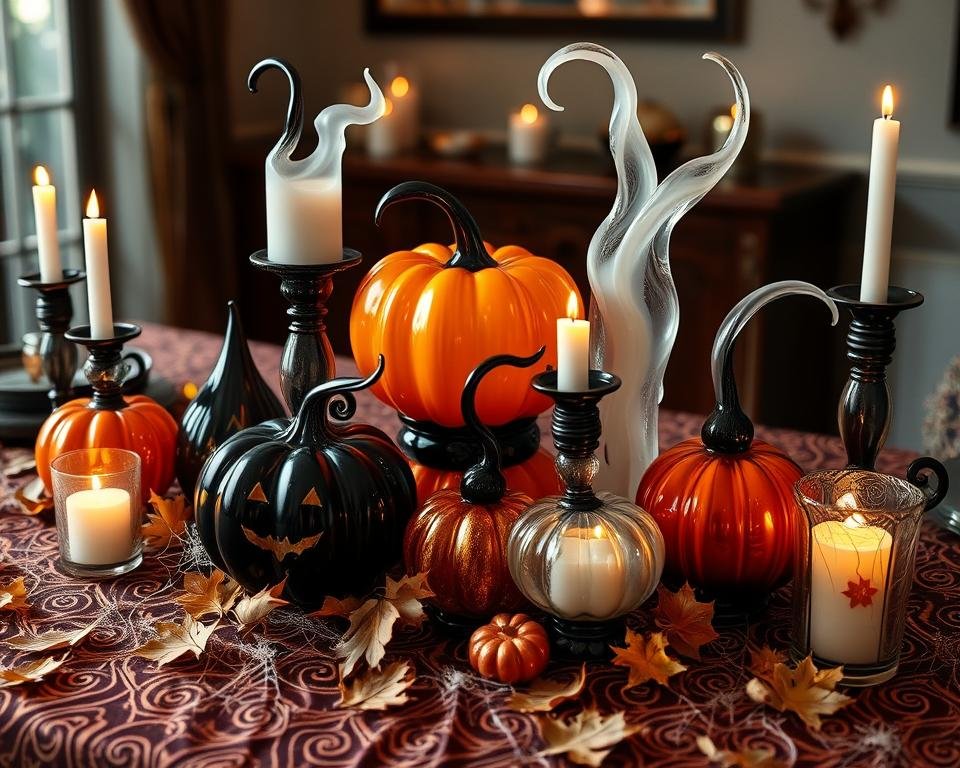 unique halloween table arrangements