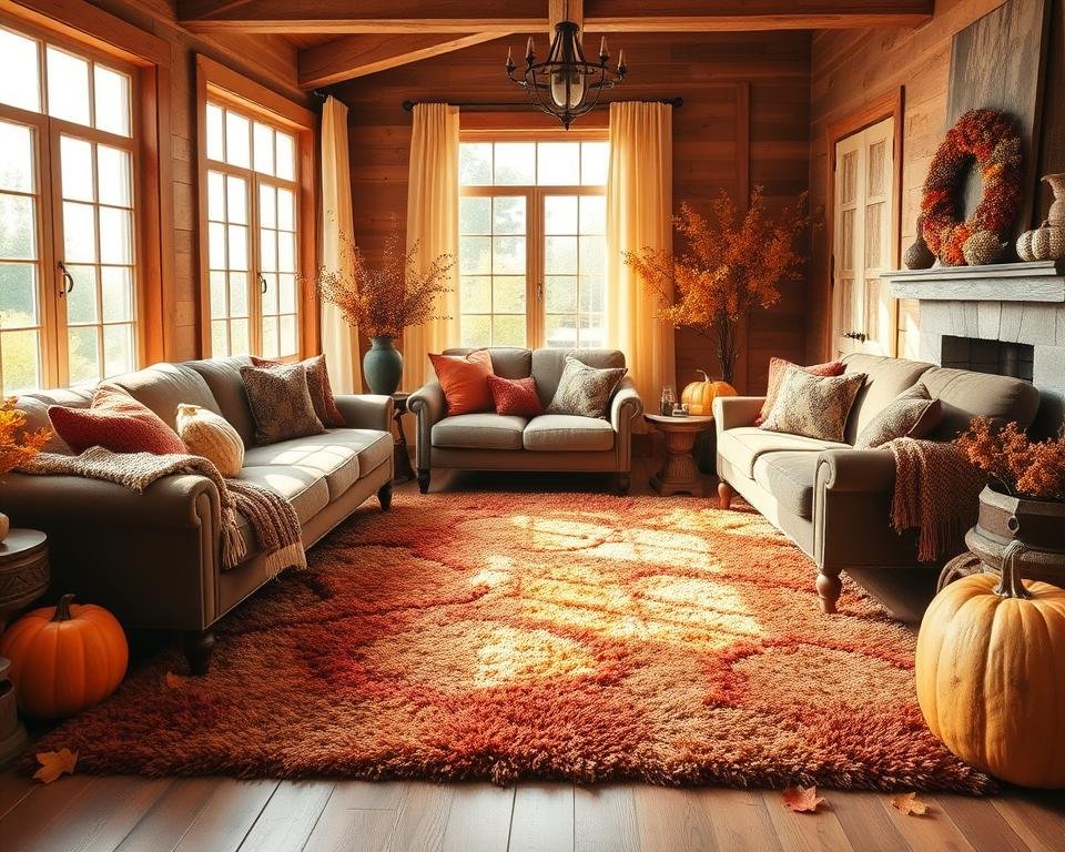 warm tones for autumn decor