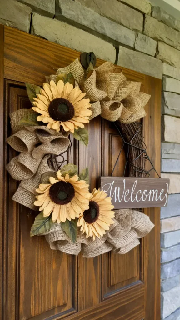 20 Fall Decor Ideas for the Home: Sunflower Theme